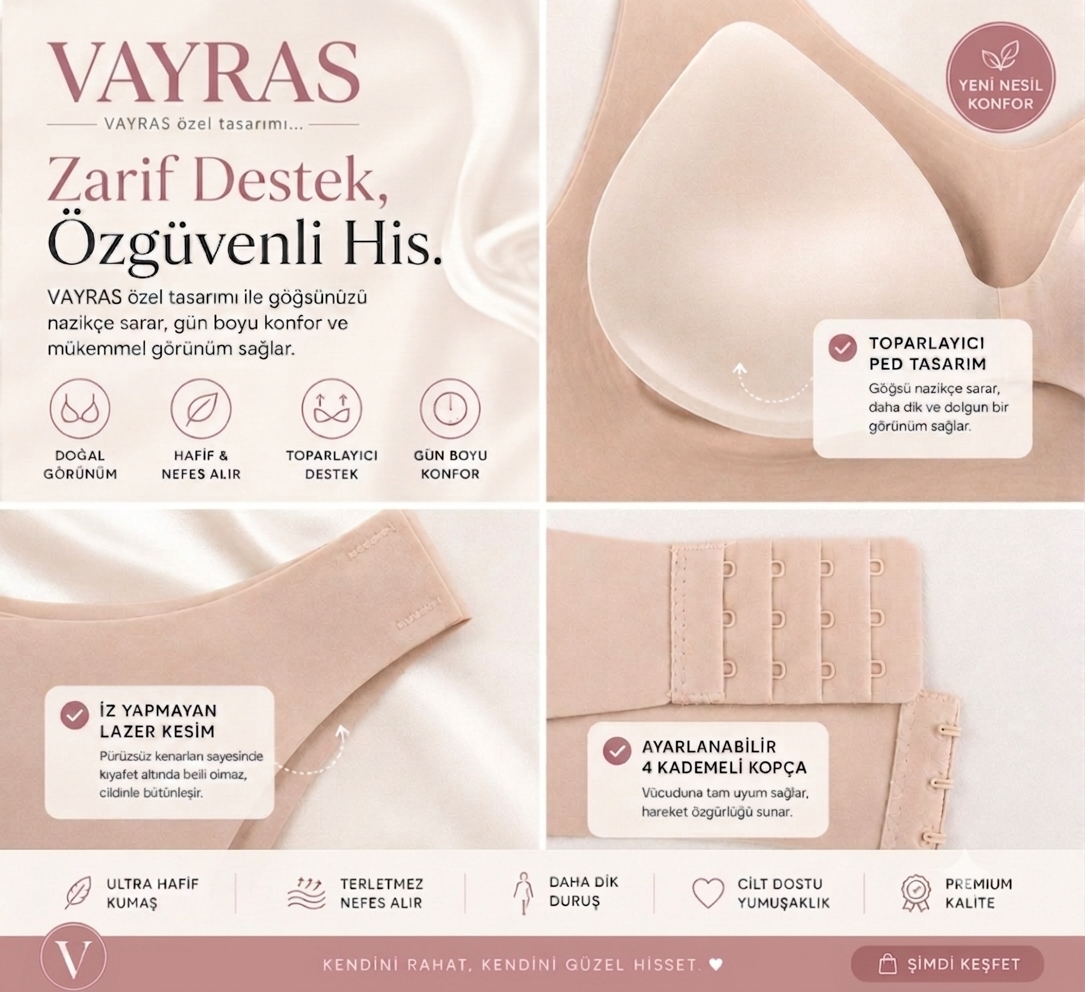 VAYRAS™ Duruş Düzeltici Sütyen